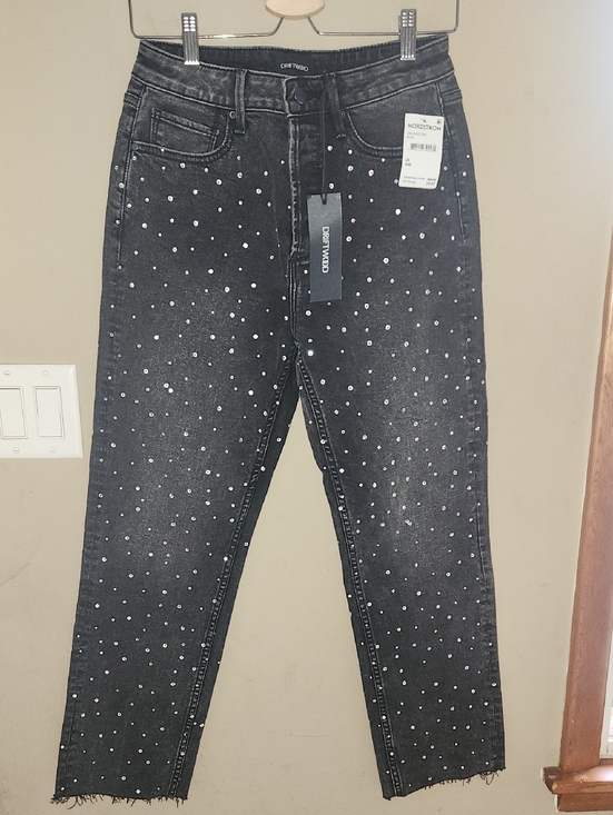 DRIFTWOOD Denim - NWT DRIFTWOOD Royce‎ After Party High Waist Crystal Embellished Jeans Size 26